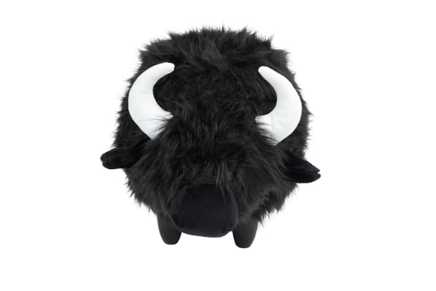 Home 2 Office Cow Ottoman for Kids' Bedroom, Playroom, Nursery, and Living Room, Animal Ottoman with Storage, Footstool for Kids, Black/White
