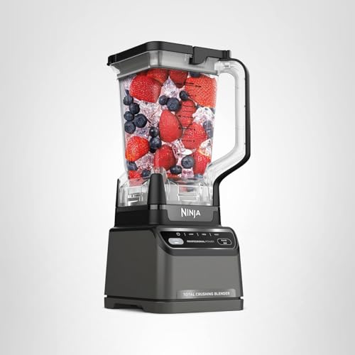 Ninja Professional Blender, Smoothie Blender, Drink Mixer, Grinder, Ice Crusher, Frozen Fruit Blending | Professional 1000 W Power, Total Crushing ™ Technology, XL 72-oz. Pitcher Black, Grey, BL610