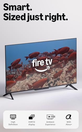 Amazon Fire TV 40" 2-Series (newest model), HD smart TV with Alexa Voice Remote Enhanced, fast streaming, Dolby Audio, Ambient Experience, free and live TV, find shows faster with Alexa+