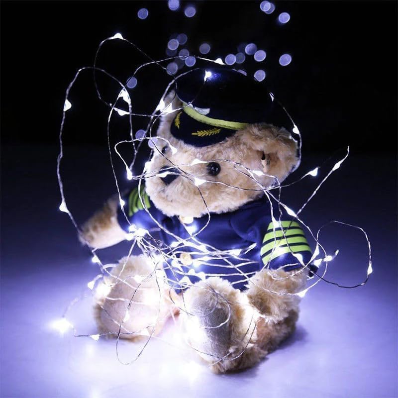 66Ft 200 LED Fairy Lights Plug in, Waterproof String Lights Outdoor & Indoor 8 Modes Christmas Light Bedroom Decor, Timer Twinkle Lights for Girl's Room Garden Party Christmas Decorations (Warm White)