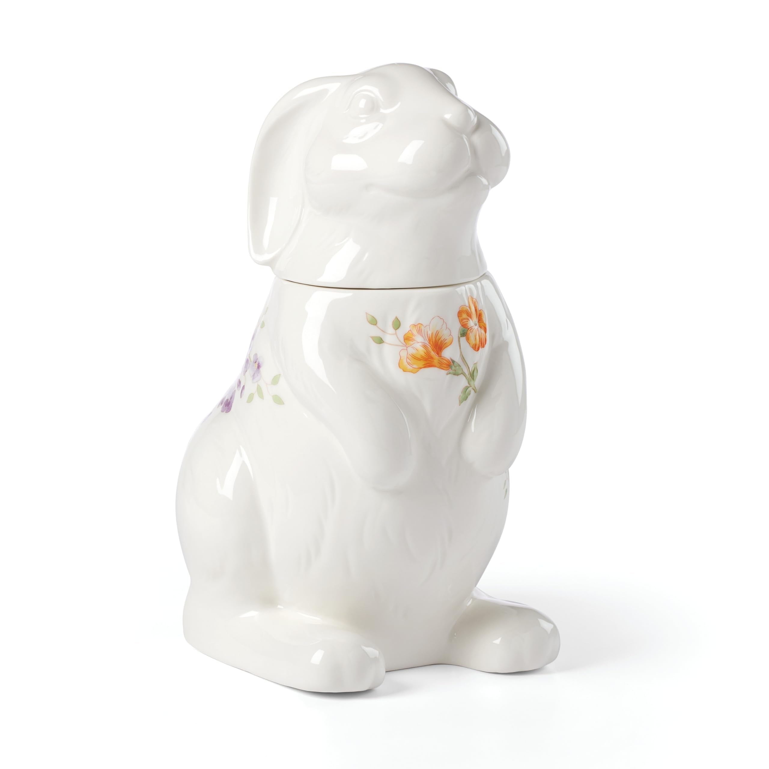 Lenox Dinnerware Set, Butterfly Meadow Bunny 16-Piece Set, Service For 4, Dishwasher Safe, Microwave Safe, Made Of Porcelain, Bowls And Mugs, Plates And Bowls, Easter Dish (Assorted, 16 Pieces)