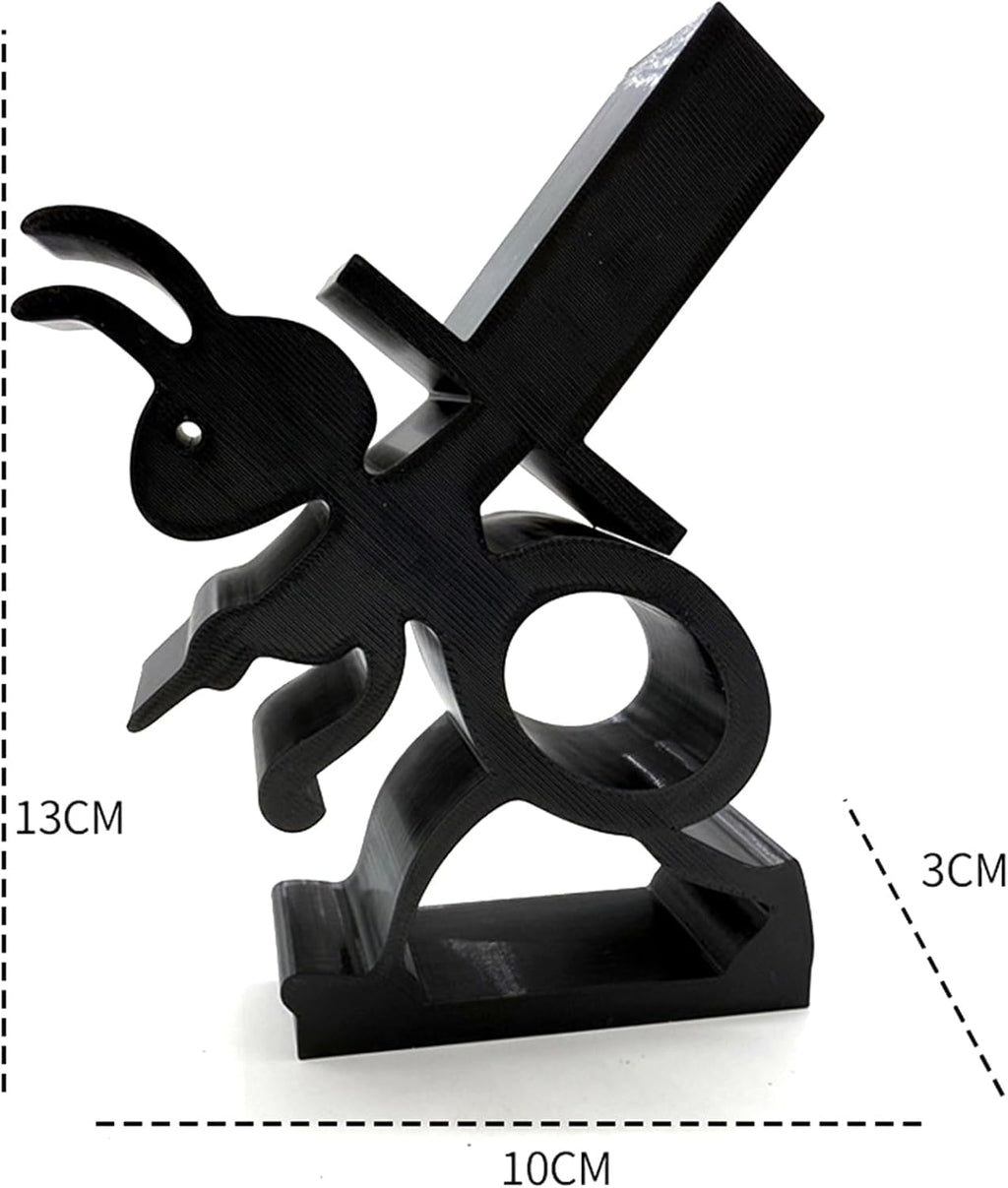 VELENTI Sheep Toilet Roll Holder, Free Standing Bathroom Set, 3D Printed, Funny Hilarious Black Sheep Loo Roll Holder, Tissue Paper Storage, Cute Bathroom Decor, X3, Set of 3