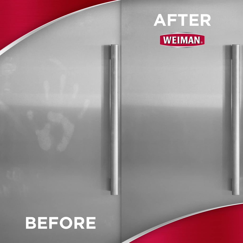 Weiman Stainless Steel Cleaner and Polish Wipes, 30 Count