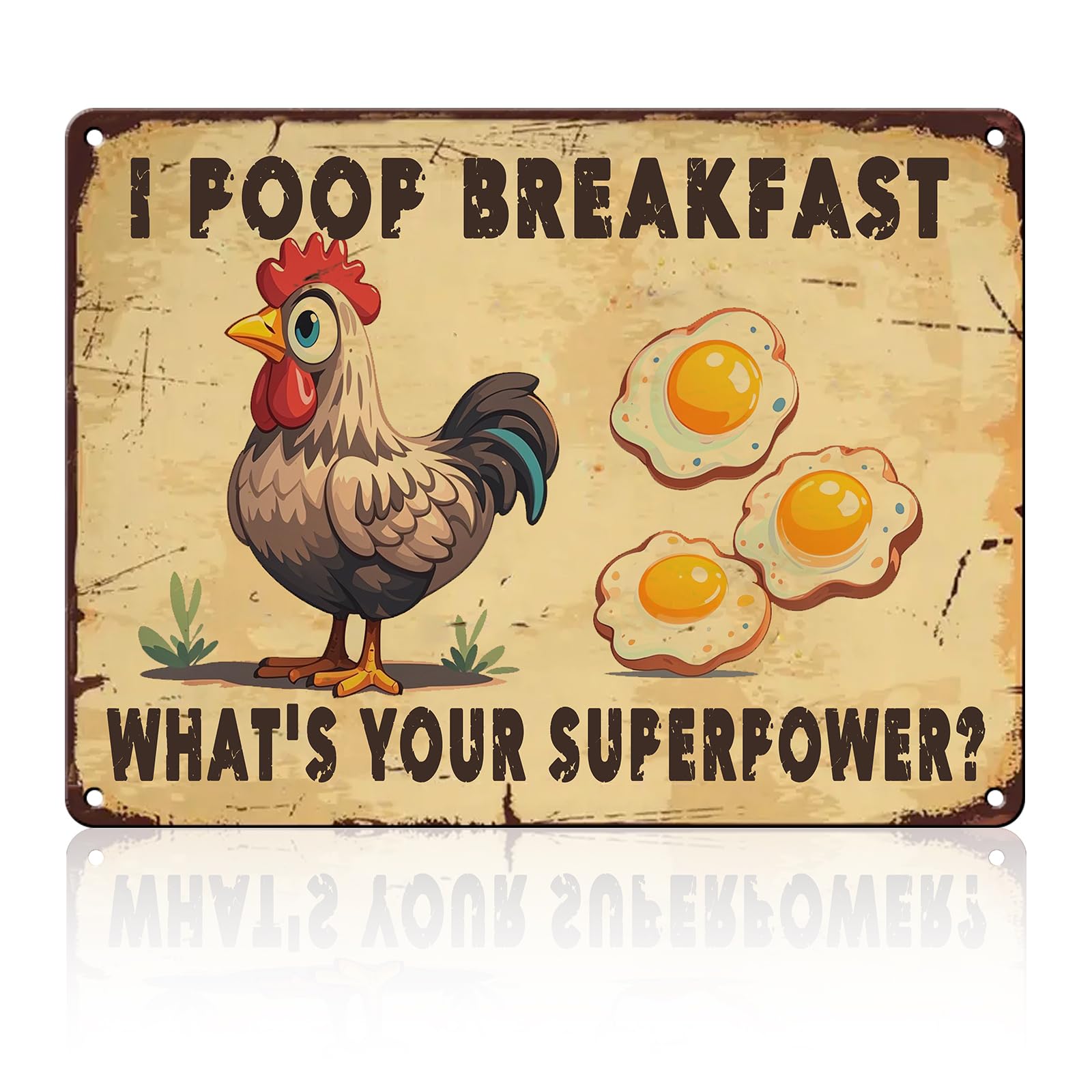 Chicken Metal Signs Rooster Kitchen Wall Decor Today I Will Pry More Worry Less Tin Sign 12x8 Inch Funny Chicken Coop Accessories Rooster Home Farm Yard Garden Decor