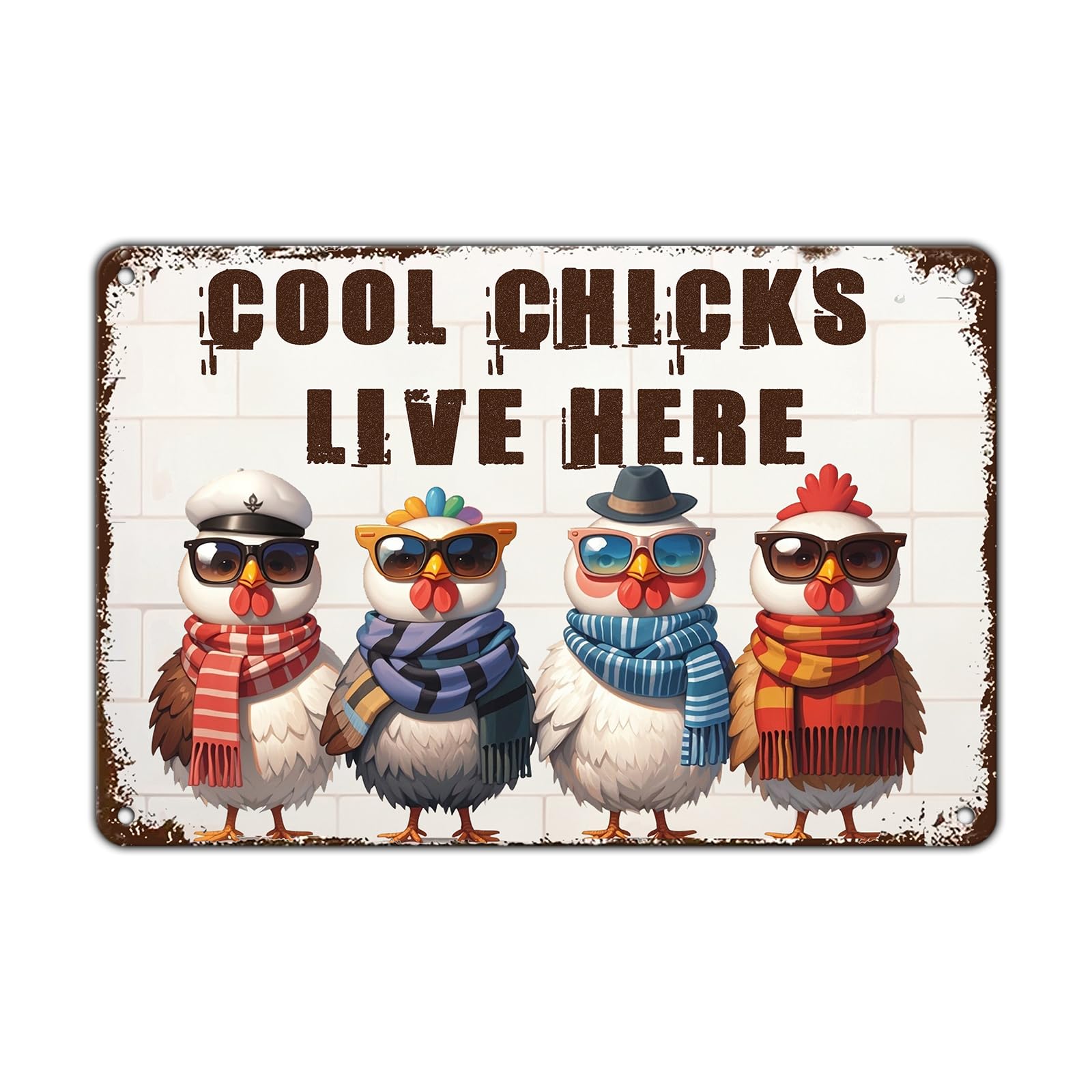 Chicken Metal Signs Rooster Kitchen Wall Decor Today I Will Pry More Worry Less Tin Sign 12x8 Inch Funny Chicken Coop Accessories Rooster Home Farm Yard Garden Decor