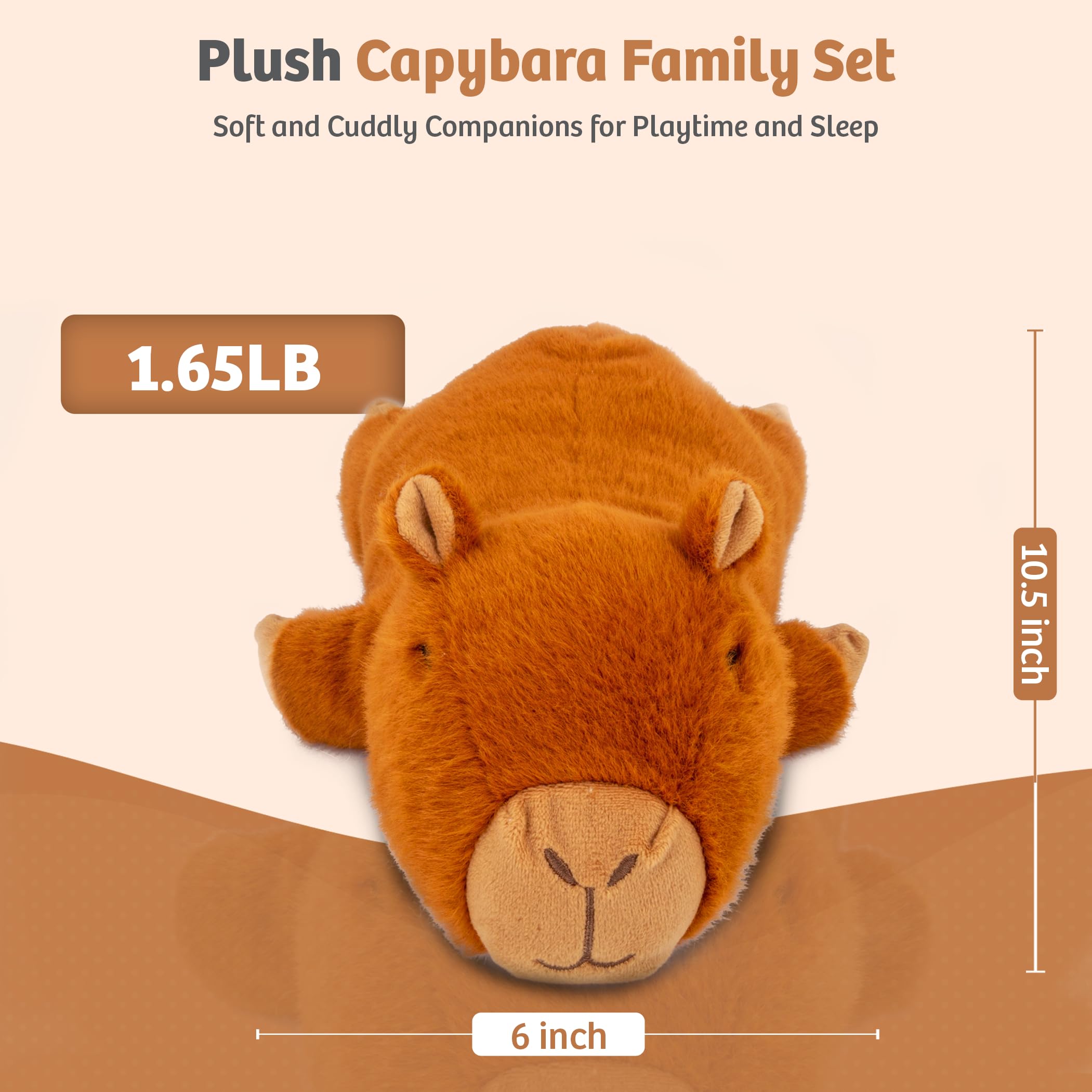 Marysun Microwavable Highland Cow Stuffed Animal - Weighted Stuffed Animal Plush, Heating Pad, Cozy