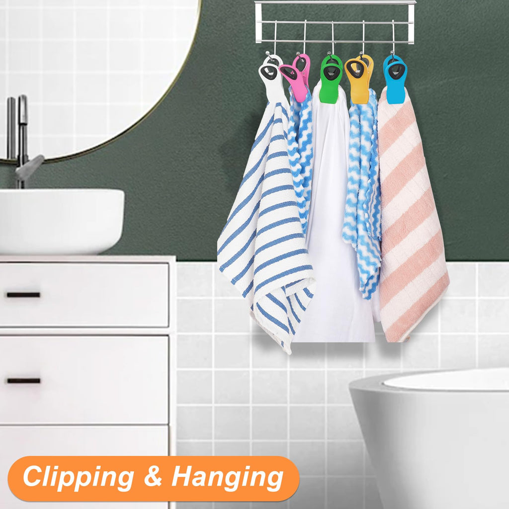 12 Pack Chip Clips Bag Clips, Magnetic Bag Clip for Food Storage Heavy Duty, Plastic Food Clip for Chips, Snack, Kitchen, Refrigerator, Garden, Sewing, Fabric, Clothes Pins