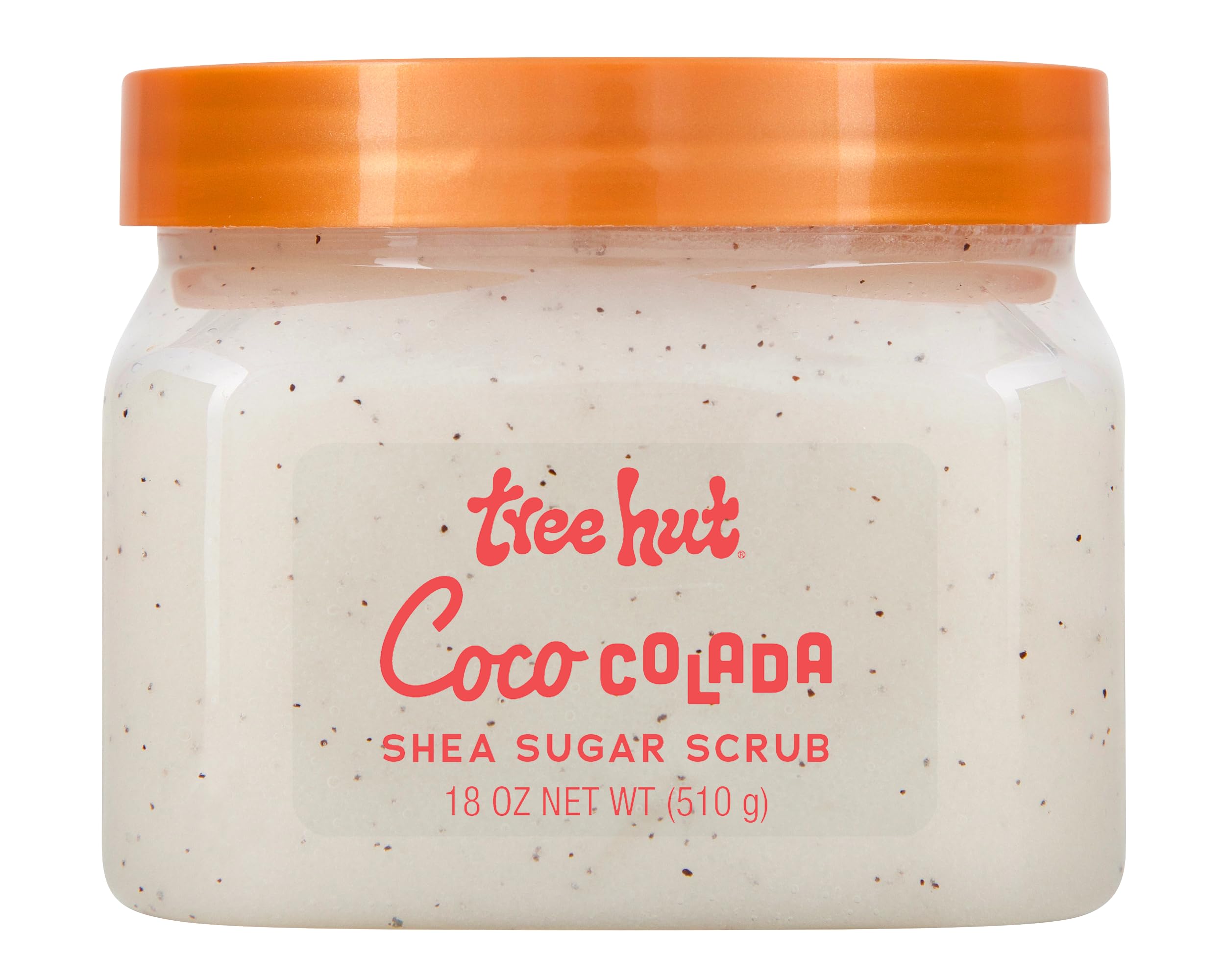 Tree Hut Vanilla Shea Sugar Scrub, Exfoliating & Hydrating Body Scrub with Shea Butter & Essential Oils, Smooth Skin, For All Skin Types, Vegan, 18 oz