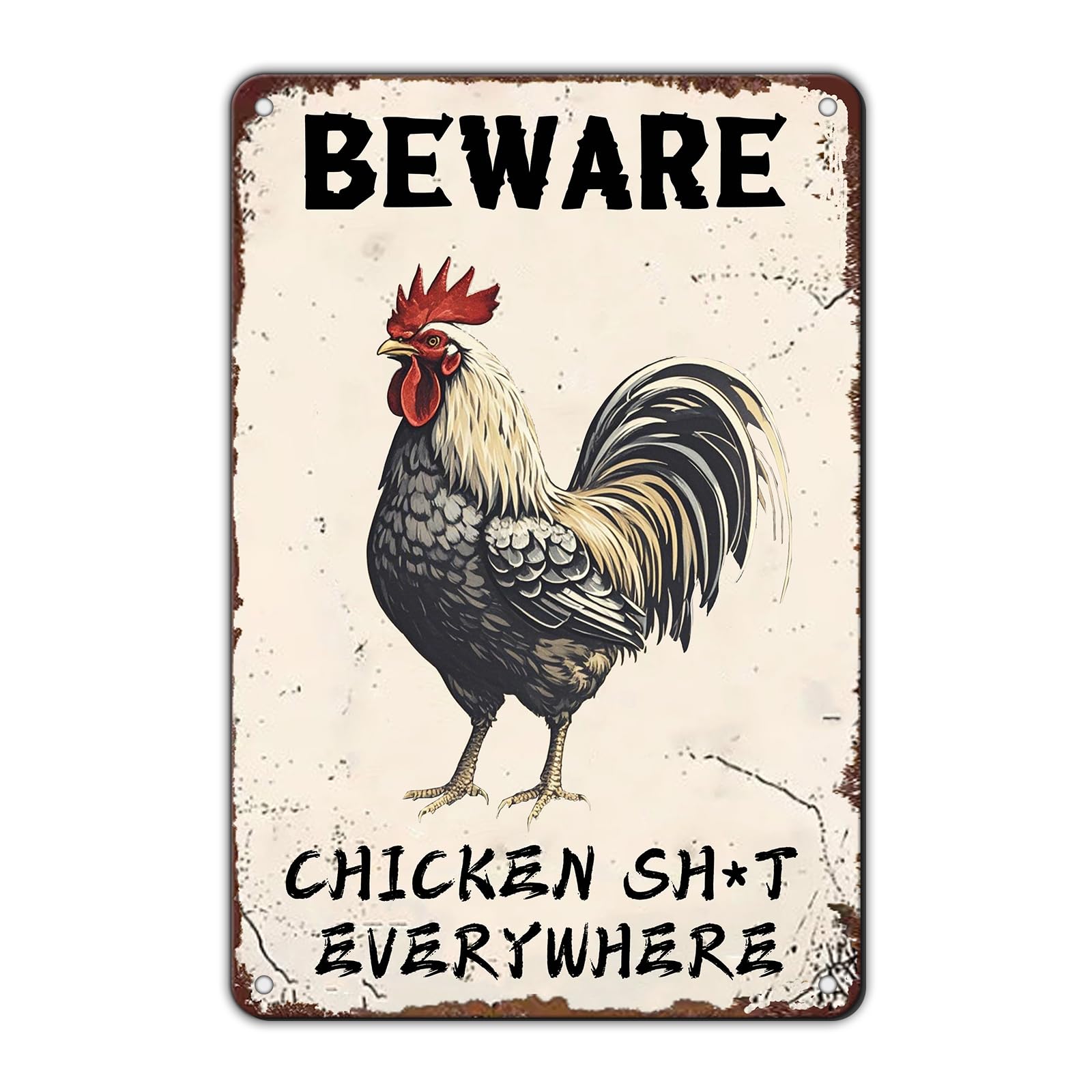 Chicken Metal Signs Rooster Kitchen Wall Decor Today I Will Pry More Worry Less Tin Sign 12x8 Inch Funny Chicken Coop Accessories Rooster Home Farm Yard Garden Decor