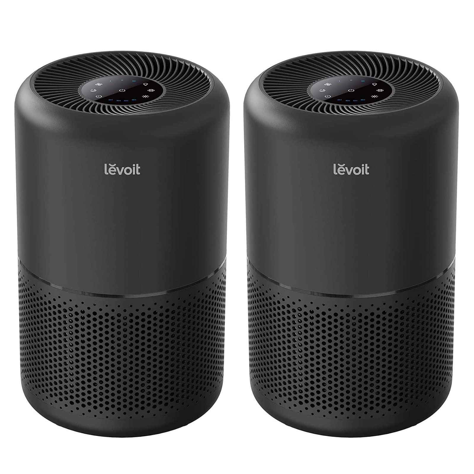 LEVOIT Air Purifier for Home Allergens Pet Hair in Bedroom, Covers Up to 1073 ft² by 56W High Torque Motor, AHAM VERIFIDE, 3-in-1 Filter with HEPA Sleep Mode, Remove Dust Smoke Odor, Core300-P, Black