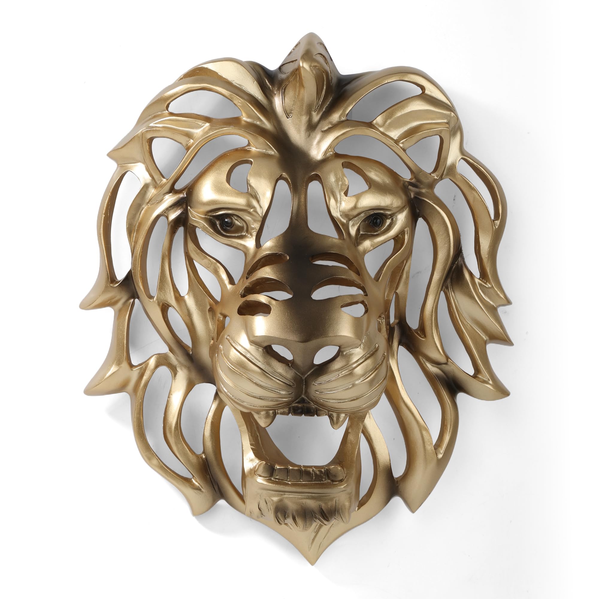 UITWMKTG Gold Animal Head Wall Decor Wall Sculpture Home Decor Statue for Living Room Office Bedroom Modern Decor for Men Women Rabbit