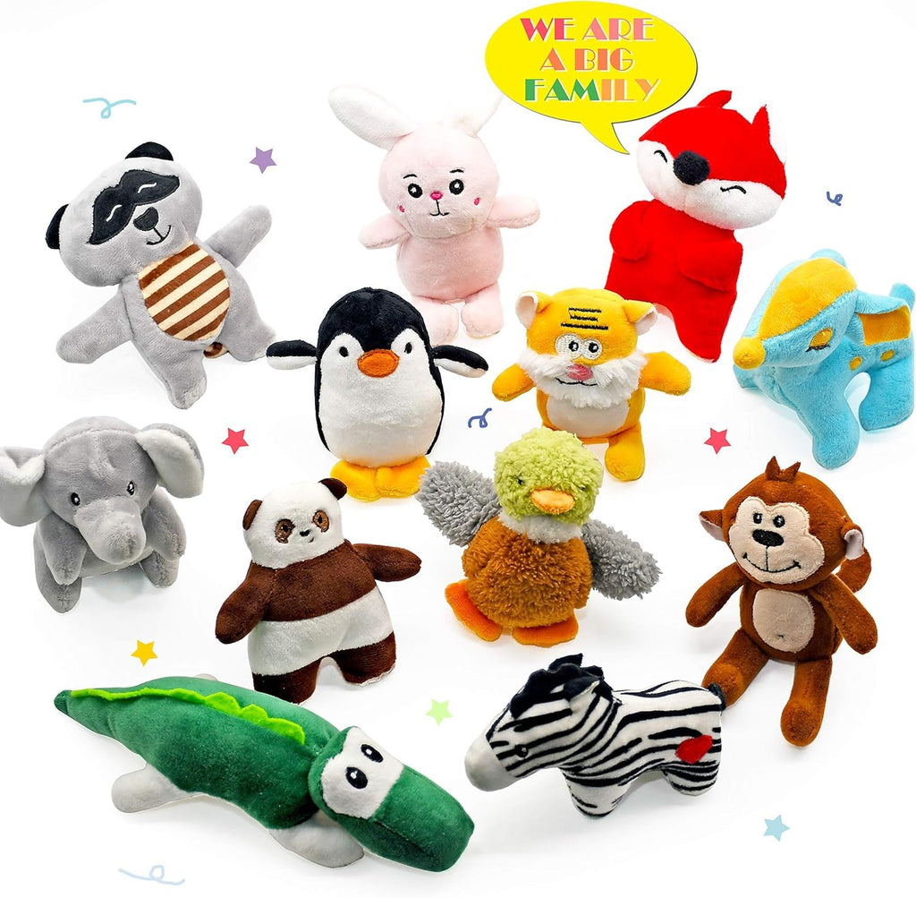 SHARLOVY No Stuffing Dog Toys Crinkle Squeaky, Long Lasting Chews for Aggressive, Durable Plush Dog Puppy Chew Toys for Teething, with 6 Tough Layers for Small Medium Large Breed