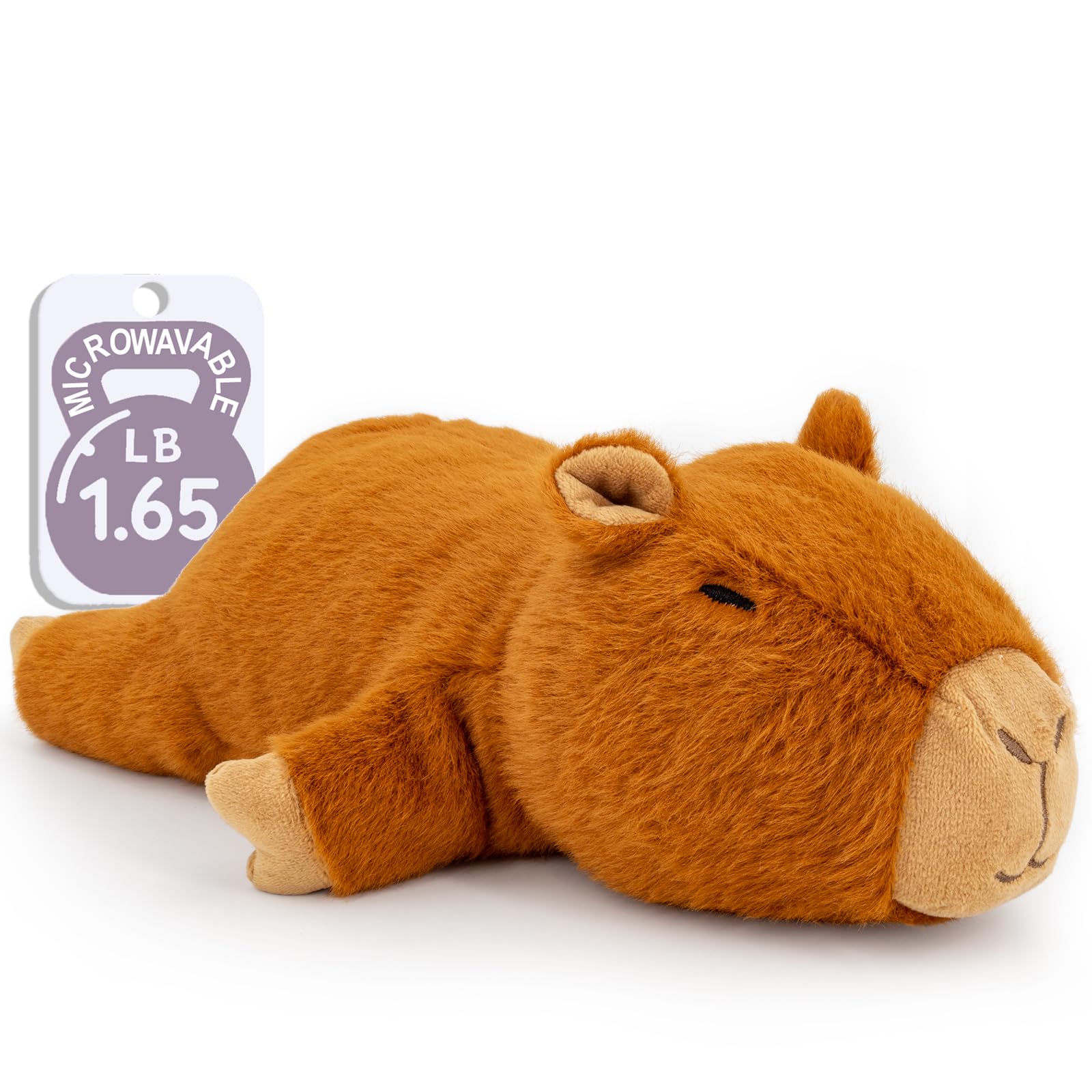 Marysun Microwavable Highland Cow Stuffed Animal - Weighted Stuffed Animal Plush, Heating Pad, Cozy