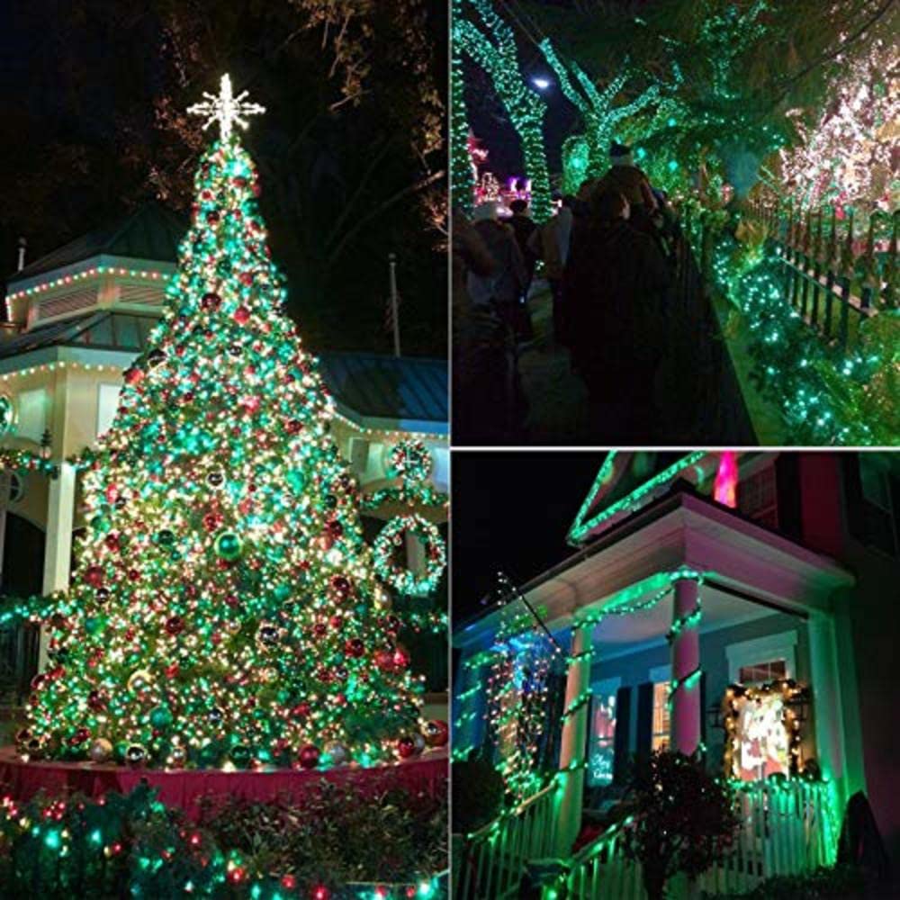 66Ft 200 LED Fairy Lights Plug in, Waterproof String Lights Outdoor & Indoor 8 Modes Christmas Light Bedroom Decor, Timer Twinkle Lights for Girl's Room Garden Party Christmas Decorations (Warm White)
