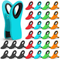 12 Pack Chip Clips Bag Clips, Magnetic Bag Clip for Food Storage Heavy Duty, Plastic Food Clip for Chips, Snack, Kitchen, Refrigerator, Garden, Sewing, Fabric, Clothes Pins