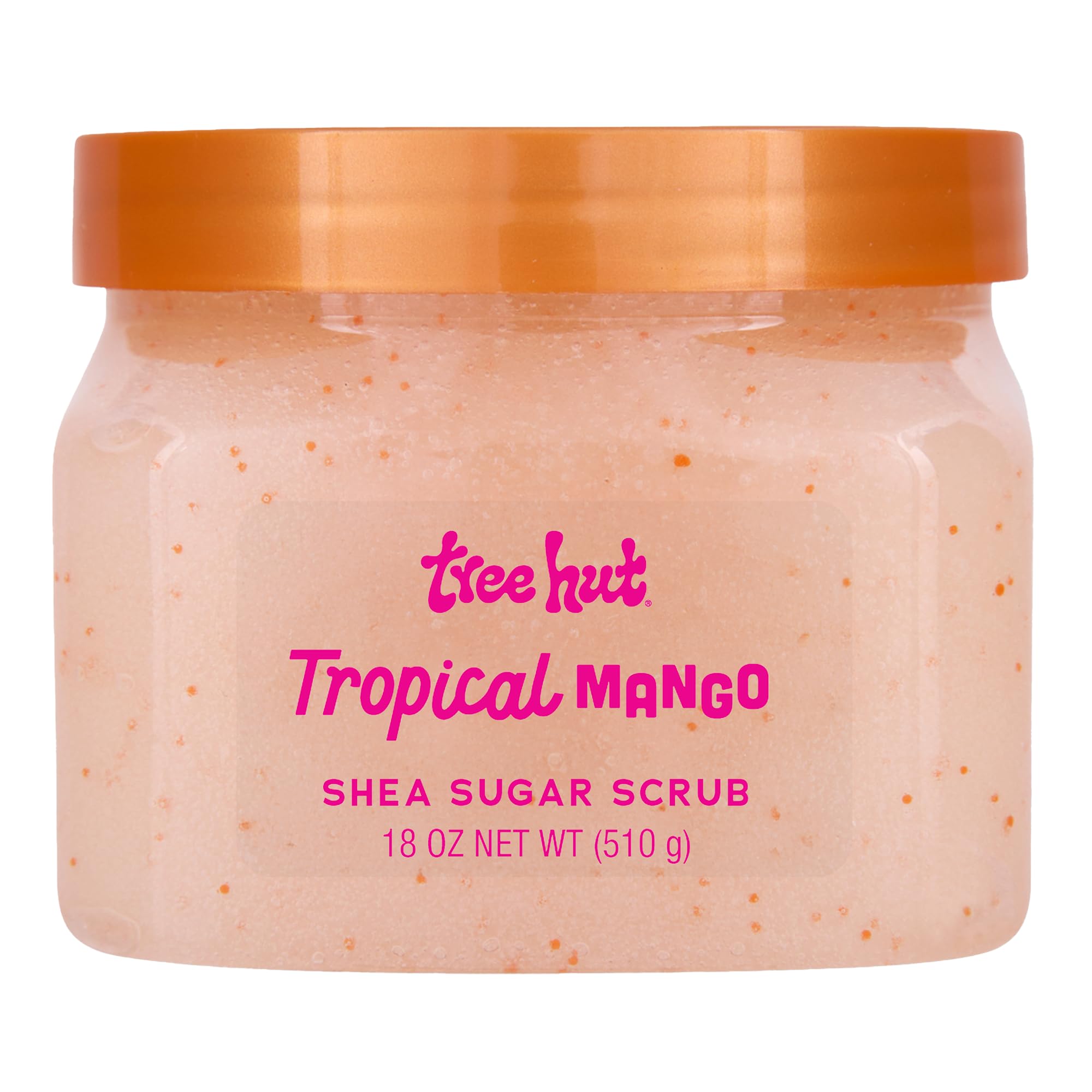 Tree Hut Vanilla Shea Sugar Scrub, Exfoliating & Hydrating Body Scrub with Shea Butter & Essential Oils, Smooth Skin, For All Skin Types, Vegan, 18 oz