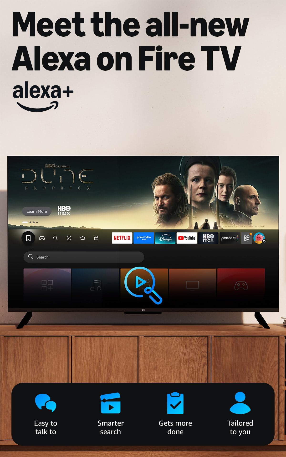 Amazon Fire TV 40" 2-Series (newest model), HD smart TV with Alexa Voice Remote Enhanced, fast streaming, Dolby Audio, Ambient Experience, free and live TV, find shows faster with Alexa+