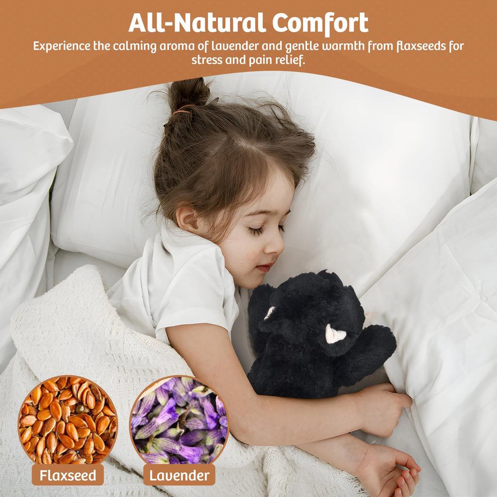 Marysun Microwavable Highland Cow Stuffed Animal - Weighted Stuffed Animal Plush, Heating Pad, Cozy
