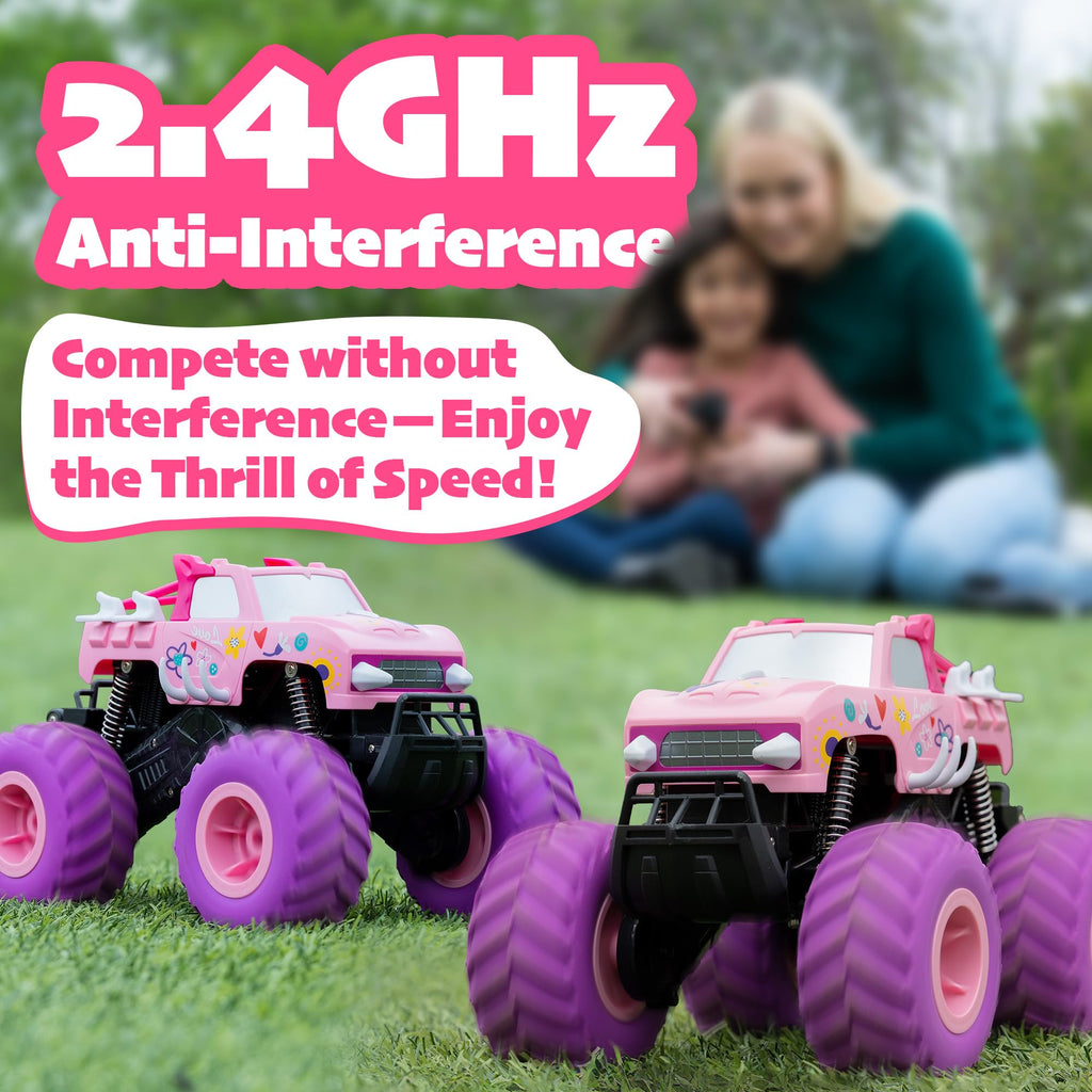 Threeking 1:16 Waterproof Monster Truck Toys RC Cars Amphibious Remote Control Car Trucks 4WD All Terrain Off-Road Pickup Toy for 6 7 8 9 10 11 12 Year Old Boys Girls Kids Gifts Presents
