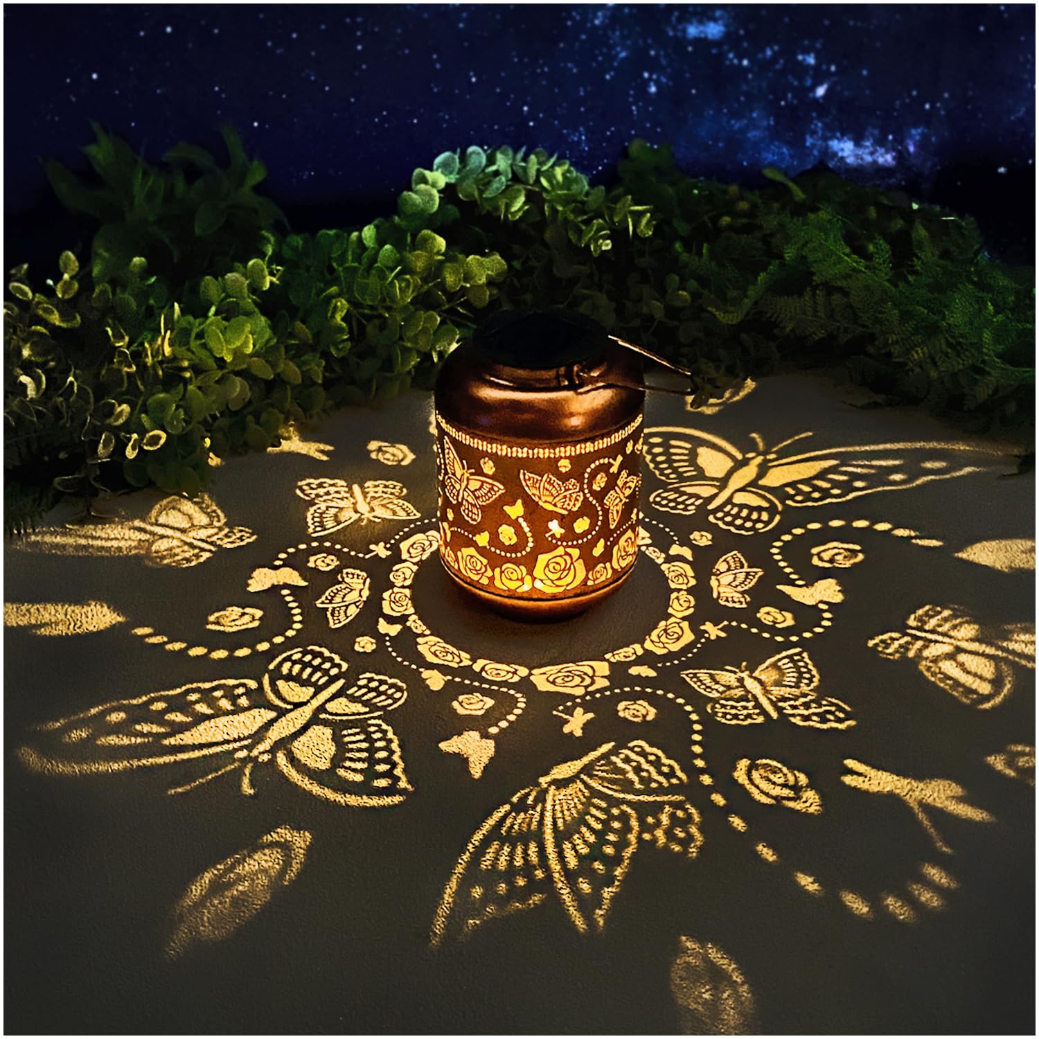 Mothers Day Gifts for Mom Hummingbird Solar Lanterns Outdoor Waterproof Hanging Solar Lights Hummingbird Gifts for Women Men Metal Bird Decorative LED Lanterns for Yard, Patio, Lawn, Garden Decor