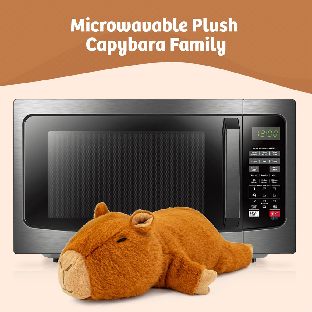 Marysun Microwavable Highland Cow Stuffed Animal - Weighted Stuffed Animal Plush, Heating Pad, Cozy