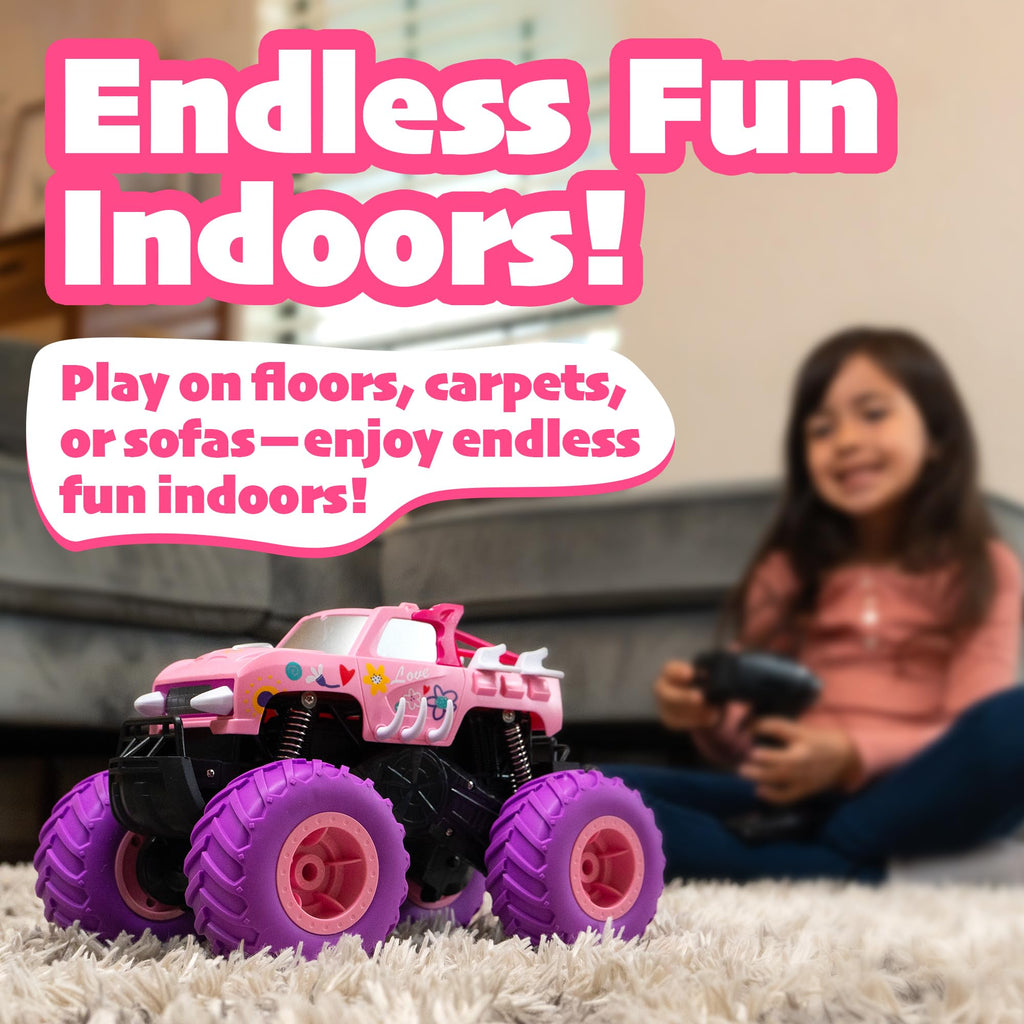 Threeking 1:16 Waterproof Monster Truck Toys RC Cars Amphibious Remote Control Car Trucks 4WD All Terrain Off-Road Pickup Toy for 6 7 8 9 10 11 12 Year Old Boys Girls Kids Gifts Presents