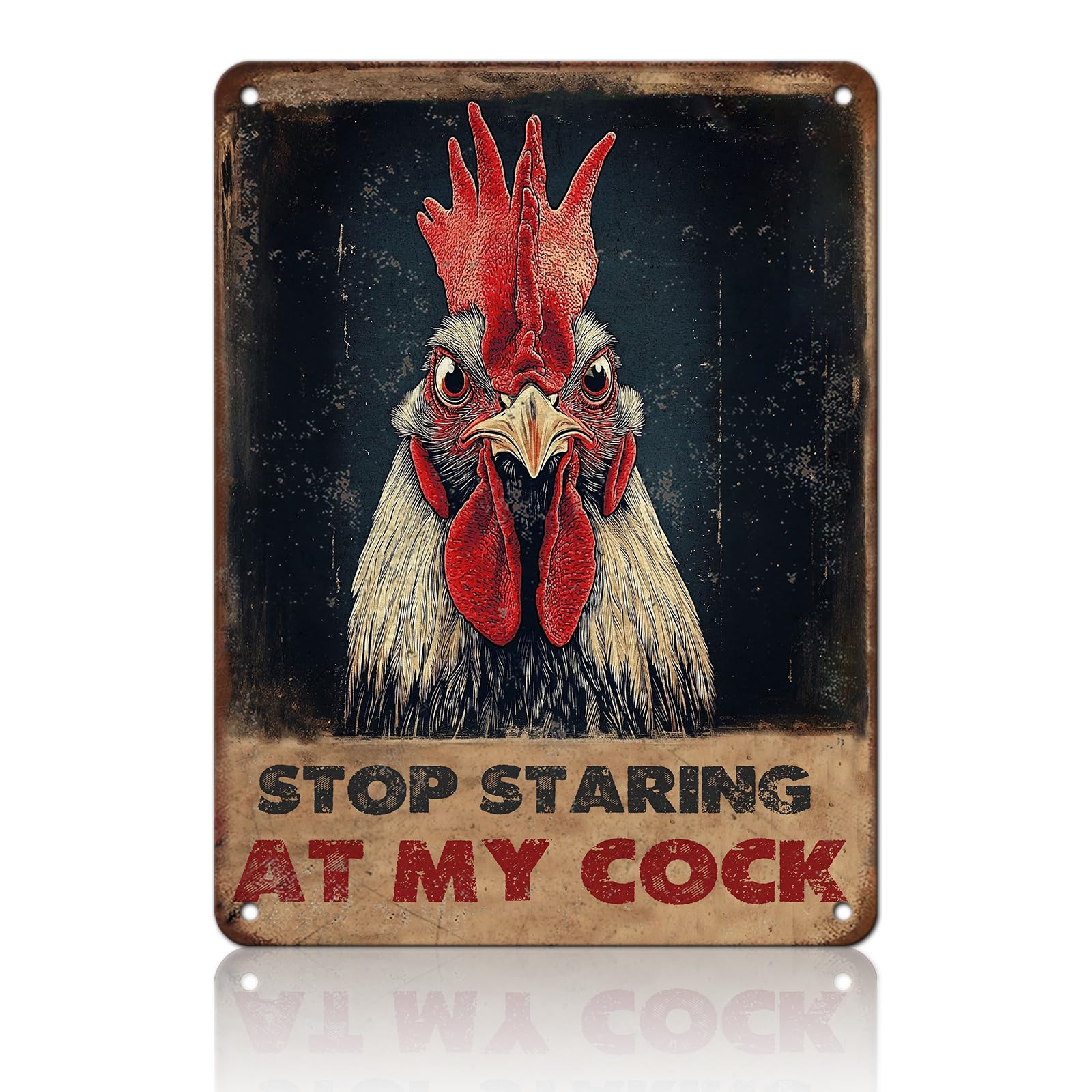 Chicken Metal Signs Rooster Kitchen Wall Decor Today I Will Pry More Worry Less Tin Sign 12x8 Inch Funny Chicken Coop Accessories Rooster Home Farm Yard Garden Decor