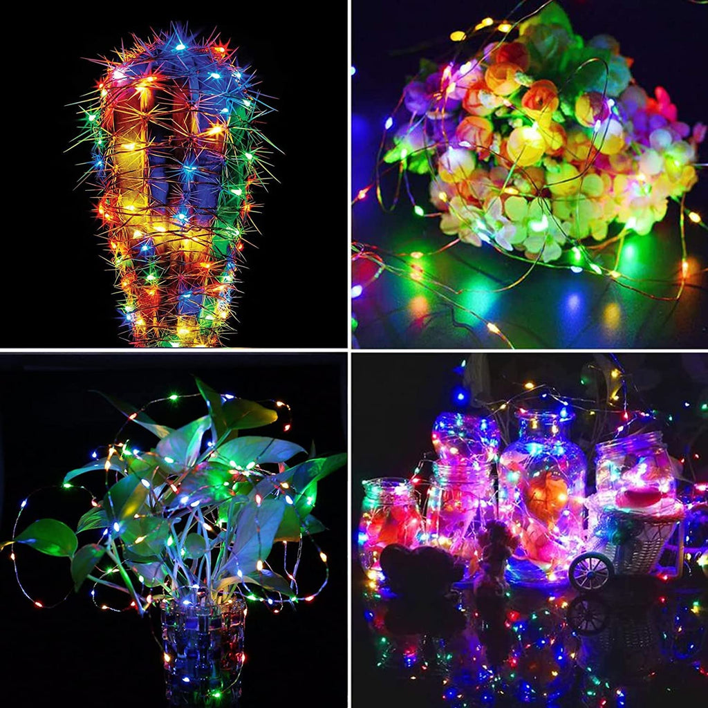 66Ft 200 LED Fairy Lights Plug in, Waterproof String Lights Outdoor & Indoor 8 Modes Christmas Light Bedroom Decor, Timer Twinkle Lights for Girl's Room Garden Party Christmas Decorations (Warm White)