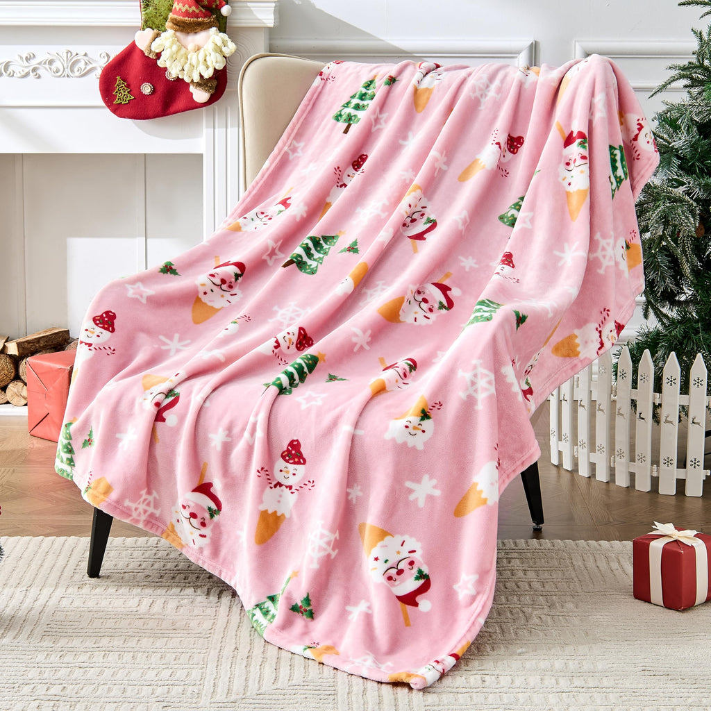 Leopard Print Blanket Fleece Throw for Bed Sofa Travel and Camping, Super Soft Cozy Fluffy Plush Cheetah Print Blanket for All Seasons 50"x60" (Dark Brown)